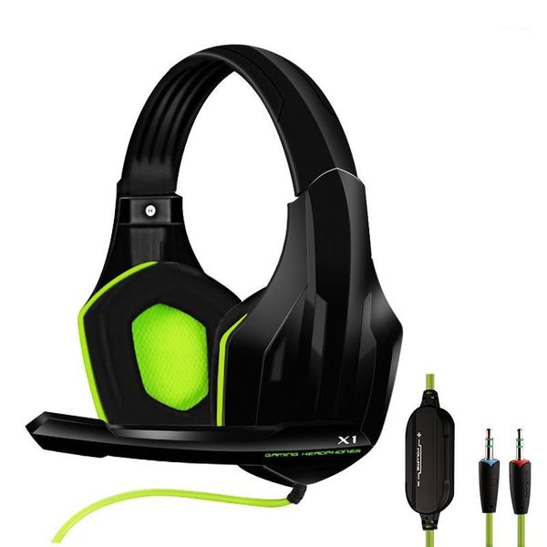 

professional gamer headphone super bass over-ear computer gaming headset with microphone stereo wired headphones for pc xbox1