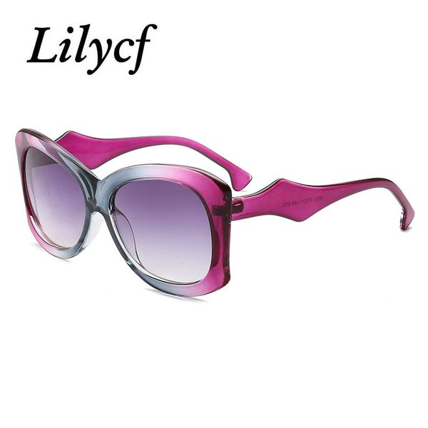 

2020 new frameless big box sunglasses fashion personality square ocean piece glasses women's brand designer sunglasses uv400, White;black