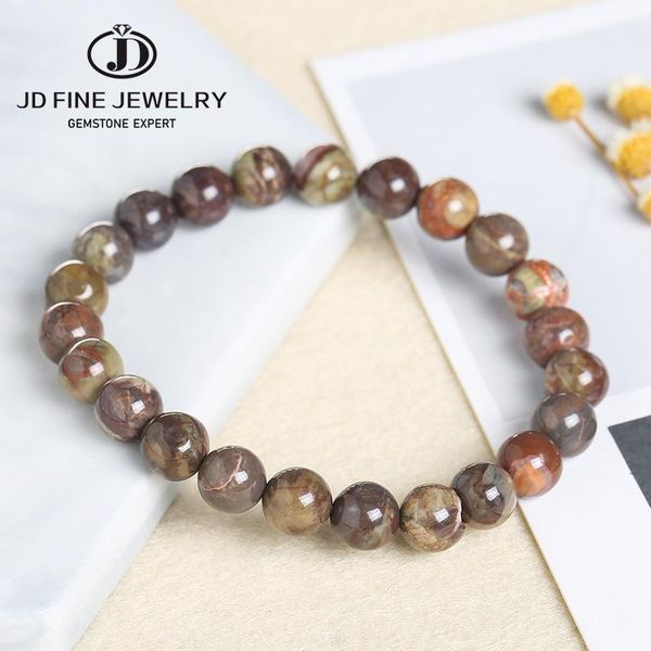 

beaded, strands jd 1pcs factory price natural agate stone good luck picture banded body healthy gemstone bracelet collection gift, Black