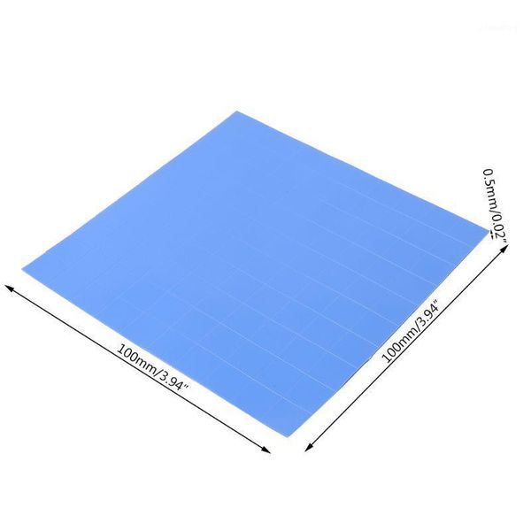 

100mmx100mmx0.5mm 1sheet/100pcs thermal pad gpu cpu heatsink cooling conductive silicone pad r9ja1