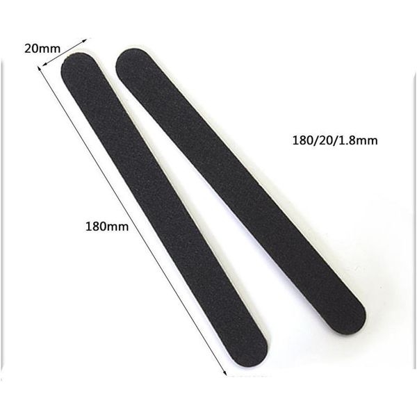 

10pcs wooden nail file 240/320 black strong thick professional nail buffer sandpaper buffing sanding files n qylqlo