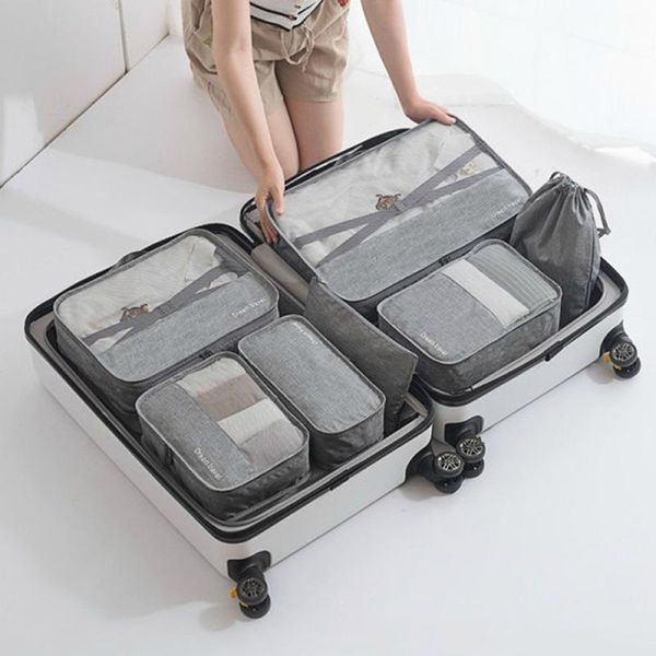 

1 set high-grade organizer shoes organizer vestiti biancheria intima valigia bag laundry pouchs packing set travel storage bag
