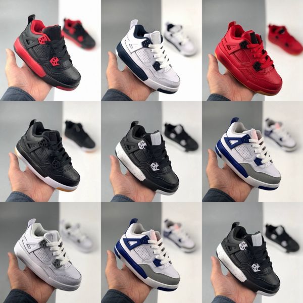 

2020 jumpman 4 4s iv chilren kids basketball shoes boys white red black trainers sports sneakers baskets outdoor des chaussures