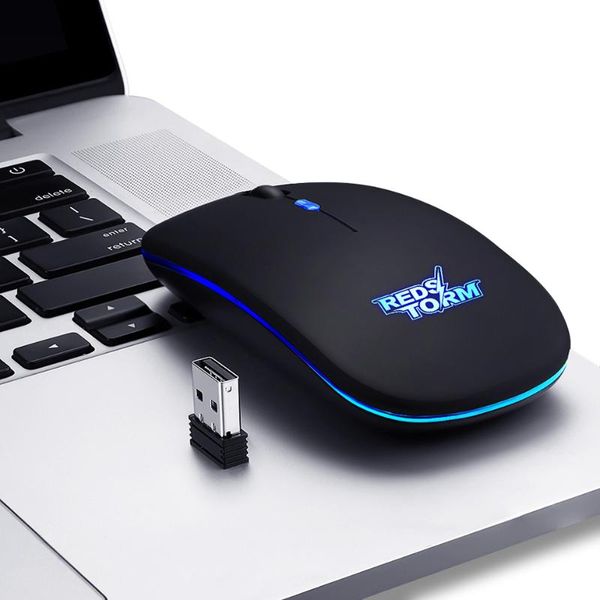 

wireless mouse rechargeable 2400dpi 2.4g optical mouse led backlit mice mini portable for notebook lapgaming