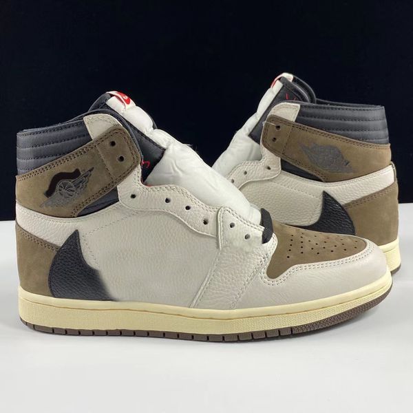 

new release limited 2.0 travis scott alternate white black sail dark mocha 1s high og ts sp 1 men outdoor shoes sneakers sports us7-13