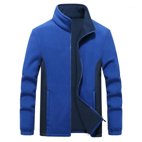

outdoor jackets&hoodies winter warm thermal fleece soft shell men coat clothing ski fishing mountain climbing hiking jacket1, Blue;black