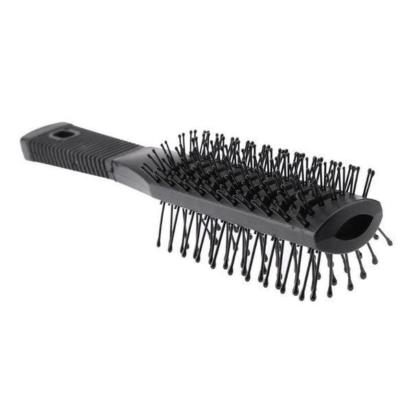 

1pc double side massage comb black plastic brushes wide teeth brush wide teeth hairdressing brush double sided comb bbyuod lipper, Silver