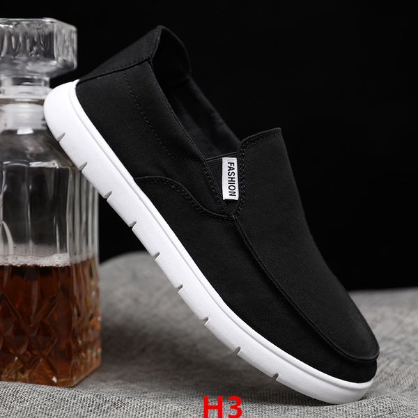 

new fashionmen shoes flats casual shoes man breathable male sneakers h1-5 201019, Black