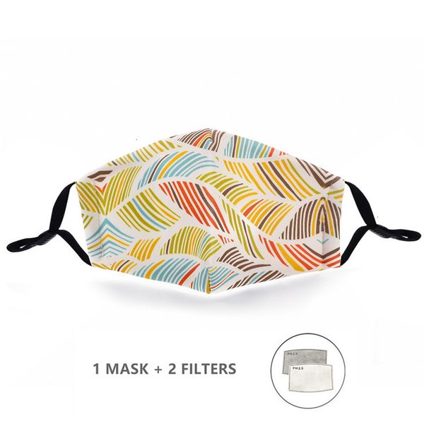 

cartoon printed with 2 pcs pm2.5 filter pad children washable reusable face masks 8 n5gc5