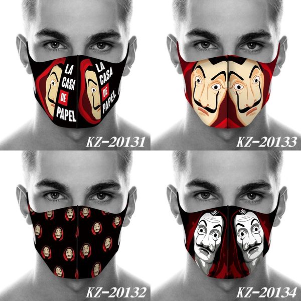 

ngrq dhl ship masks disposable face masks starry sky hanging camouflage printing fashion ear flame dust masks, Black