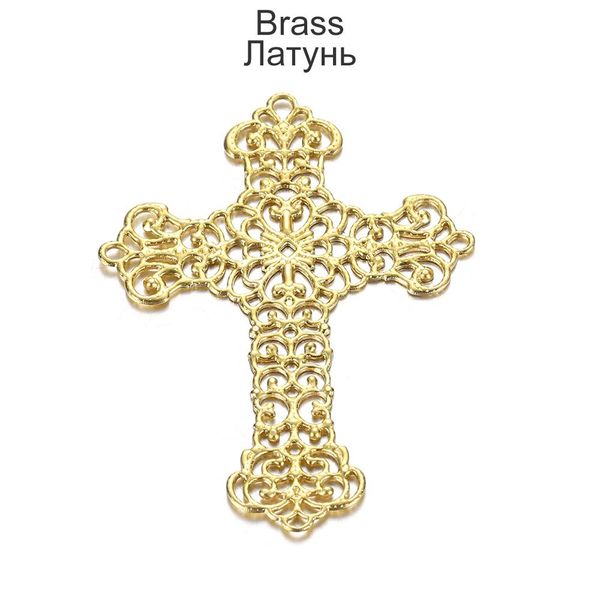 

20 шт. латунь кросс формы штамповка плавающие цветочные материалы ручной работы волос находки для ювелирных изделий