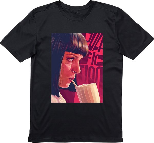 

pulp fiction t shirt mia wallace quentin tarantino vintage 0042 tee shirt retro o neck sport hooded sweatshirt hoodie