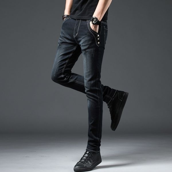 

new men's casual all-match fashion jeans 201116, Blue