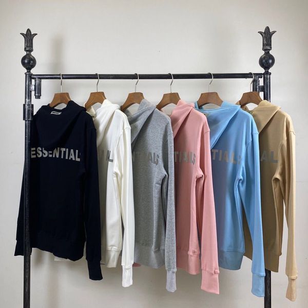 

autumn winter 2020 new fog double line essentials simple label 3m reflective off shoulder thin terry sweater, Black