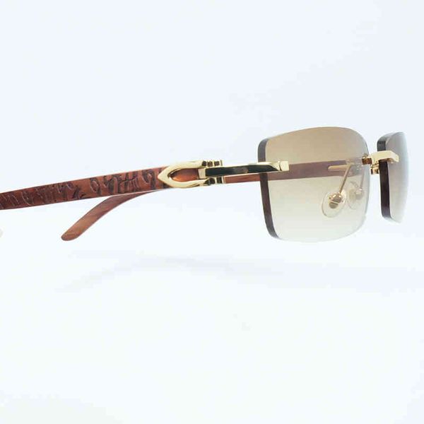 

2022 factory wholesale hout zonnebril mannen gesneden vintage luxe sunglass shades voor vrouwen hoge kwaliteit accessoires gafas de sol s7c1, White;black