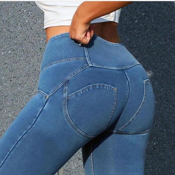 

melody light blue jeans leggings butt lifting skinny zipper fly denim legging with yellow stitching jeggings for women, Black