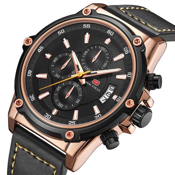 

2020 mens watches brand luxury waterproof 24 hour date quartz clock male leather sport wrist watch relogio masculino, Slivery;brown