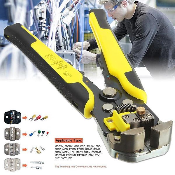 

wire cutter automatic crimping wire stripper multi-functional peeling tools terminal pliers terminal 0.2-6.0mm hand tool ale1