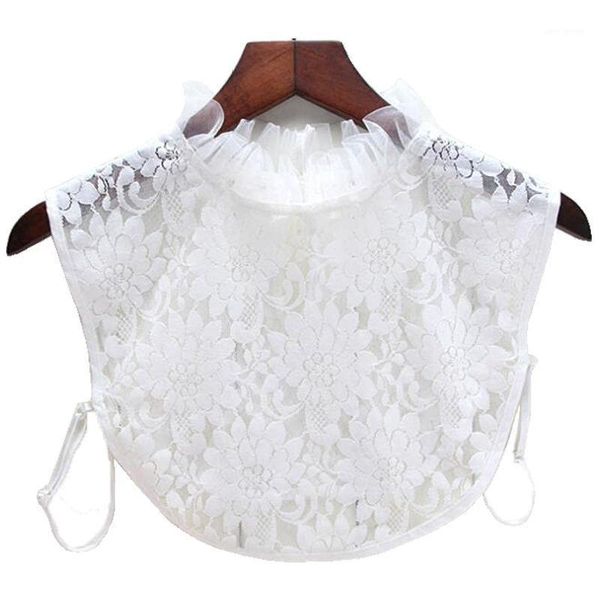 

white shirt blouse women false collars cotton chiffon lace blouse femme fake collar ladies and women clothes q12411