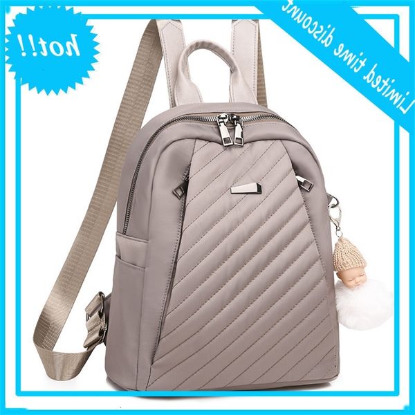

2020 new korean waterproof oxford cloth schoolbag leisure travel women's bag backpack