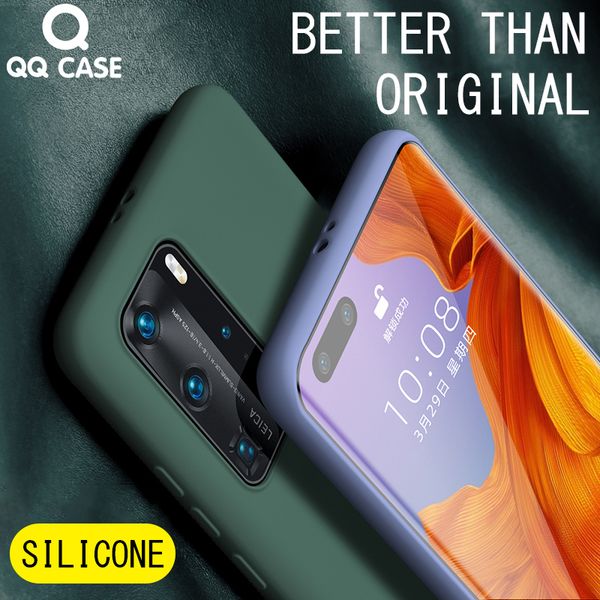 

candy color plain liquid silicone phone for samsung note 8 9 10 s7 edge s8 s9 s10e s20 ultra pro shockproof soft case