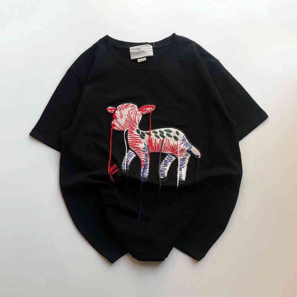 

2022 factory wholesale new xiaolu aroon oon lak roun nek emperamen ommuer women's lohin jia shor sleeve, White