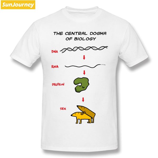 

central dogma of biology tshirts big size o-neck cotton custom short sleeve clothes for men sport hooded sweatshirt hoodie
