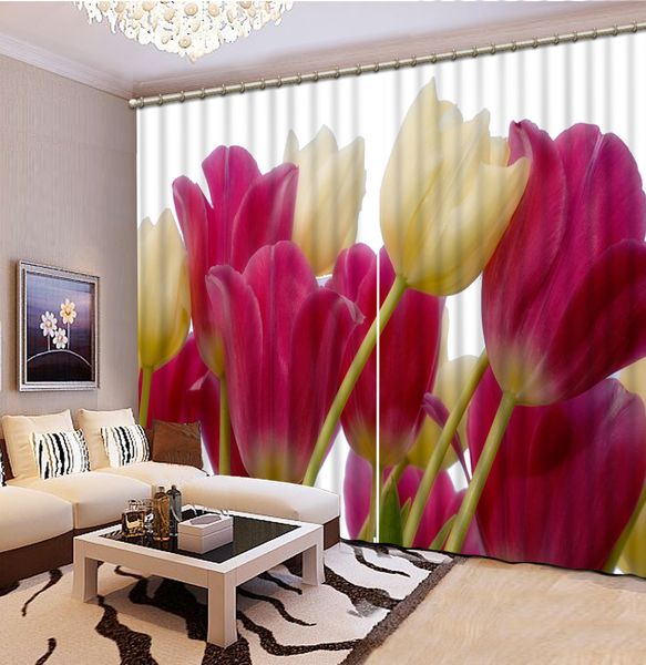 

customize flowers for bedroom backout window curtain living room 3d curtain