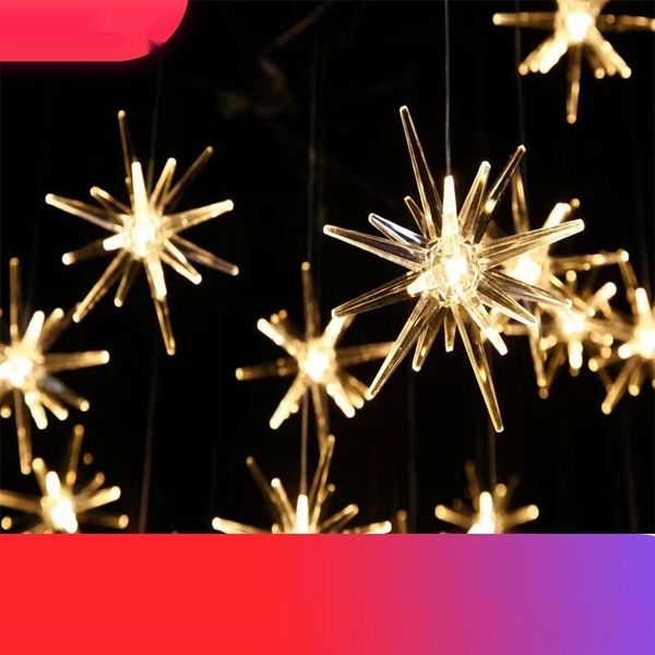 

16tpb new props acrylic transparent crystal pendant hanging ornament sea urchin pendant flower prop crystal ceiling sky star decoration kwzl