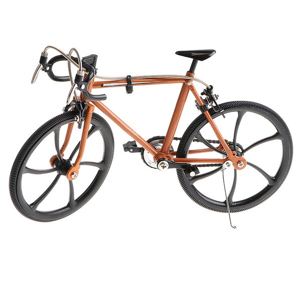 

1/10 scale simulation alloy diecast racing exquisite bike sport bicycle model hobbies games toy collections orange