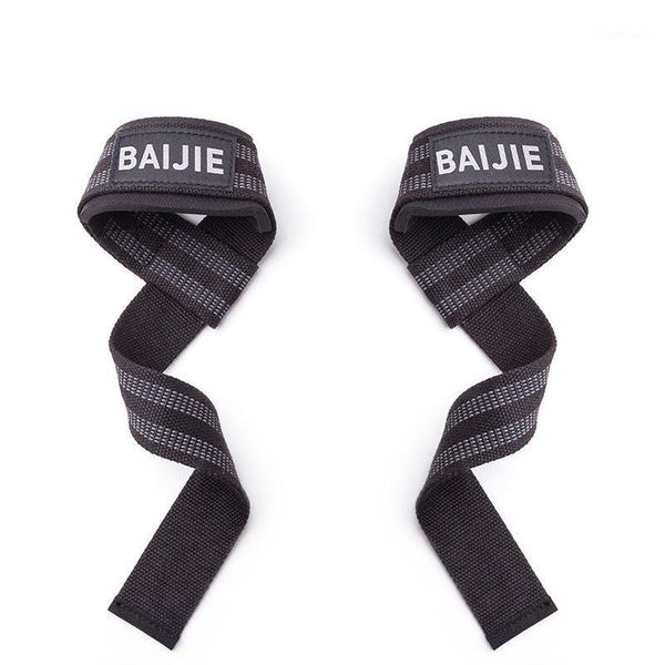 

deadlift belt pull-up training non-slip wrist support grip belt fitness gloves men and women1, Black;red