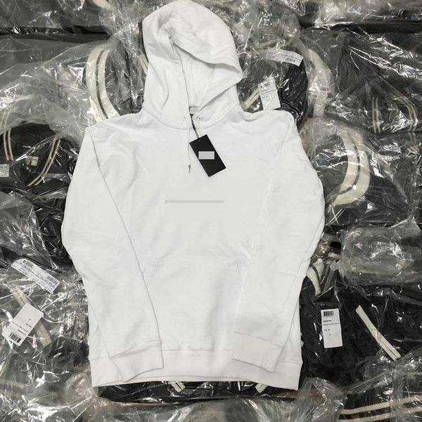 

slp small letter red dot logo hooded sweater coat autumn winter long sleeve men and women lovers designer brand, Black