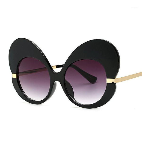 

sunglasses cat eye women brand designer luxury ladies butterfly personality sun glasses for female shades 20211, White;black