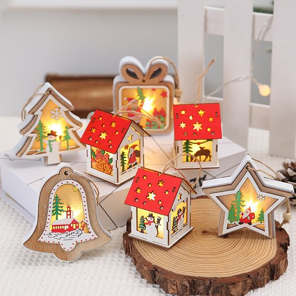 

wooden ming enterprise nordic ins house christmas tree decorations pendant