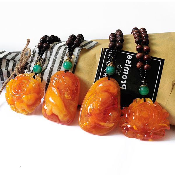 

new fashion elegant long beads stone ball pendant necklace for women winter retro party sweater chain accessories