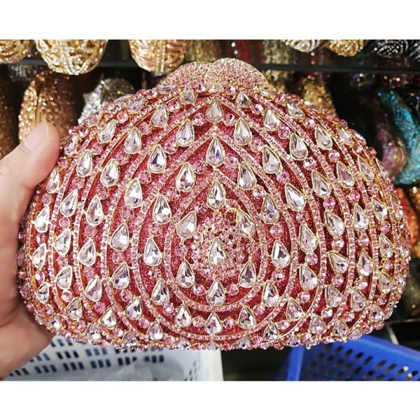

pink diamond crystal вечерние сумки партии bridal кошелек boutique клатчи sc809