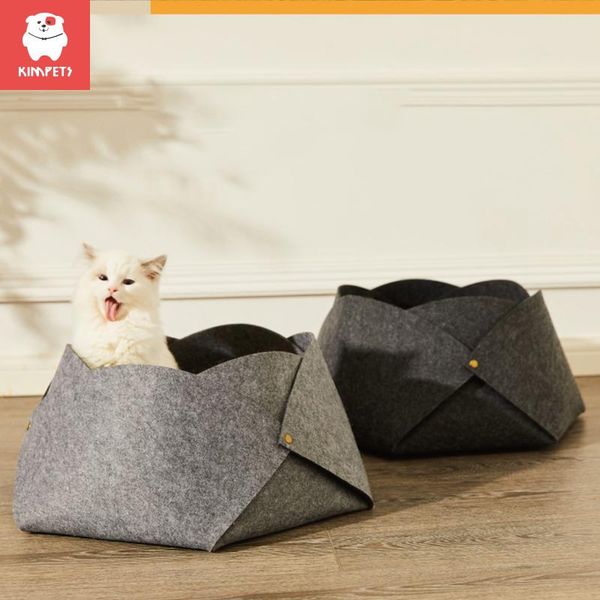 

cat beds & furniture kimpets 2021 pet petal litter collapsible cute flower shaped supplies easy to clean