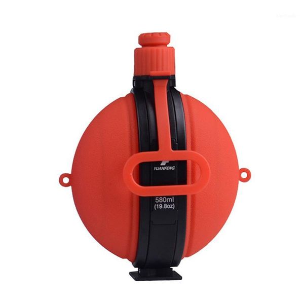 

new collapsible water bottle kettle 580ml large capacity portable silicone with compass cap cycling drop shipping1