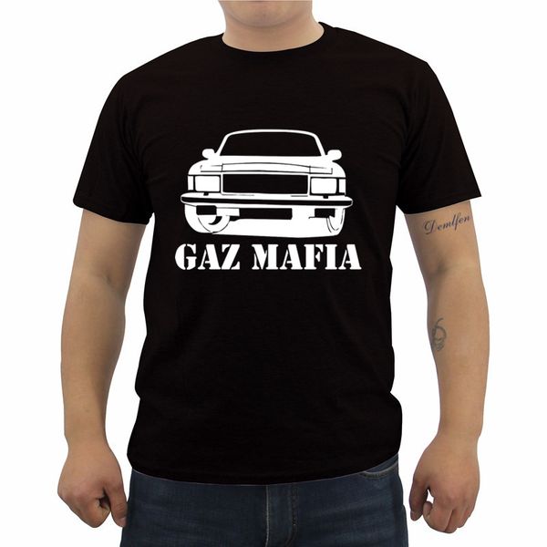 

men's t shirt gaz mafia volga 3102 print t-shirt summer male cool tees casual streetwear sport hooded sweatshirt hoodie
