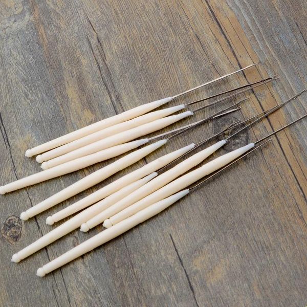 

zotoone 1pc plastic handle sweater extra fine crochet knitting hook needle for braiding diy household sewing tools accessories g, Black