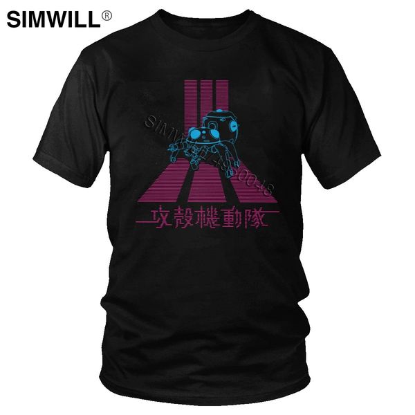 

ghost in the shell tee vintage casual men's short sleeved gits tachikoma anime ga gift sport hooded sweatshirt hoodie men t shirt