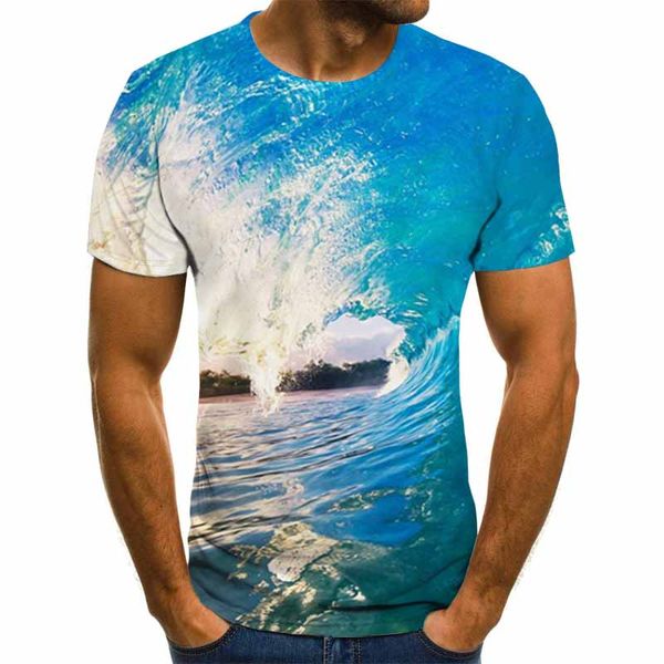 

new starry sky beautiful starry sky summer stree 3d print shirts horror kawaii horror men clothing