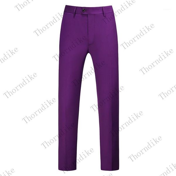 

autumn suit pants men loose straight dress pants social thick purple formal business male wedding dress casual trousers1, White;black