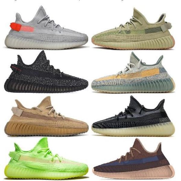 

sulfur zebra cinder tail light reflective abez linen kanye west men women running shoes trainers sneakers sport shoes