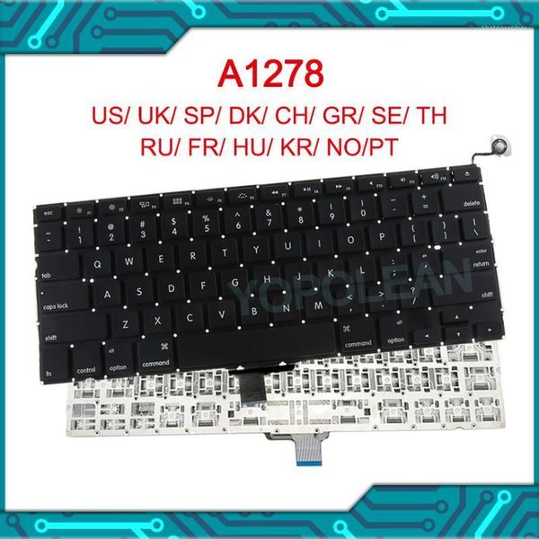 

new for pro 13" a1278 keyboard eu uk us standard 2009 2010 2011 2012 years1