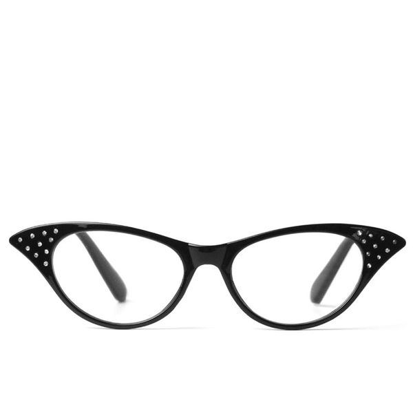 

cat eye стиль женщины reading смола кристалл rhinestone украшения очки