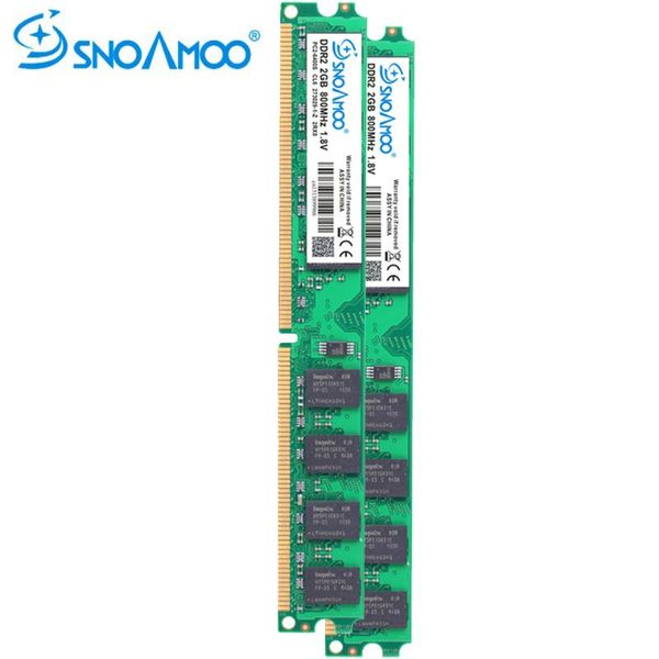 

snoamoo deskpc rams ddr2 2gb 667mhz pc2-5300s 1g 800mhz pc2-6400s dimm 240-pin 1.8v stick computer memory lifelong warranty