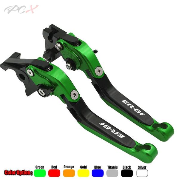 

for er-6f er6f er 6f 2006-2008 motorcycle cnc folding extendable brake clutch levers