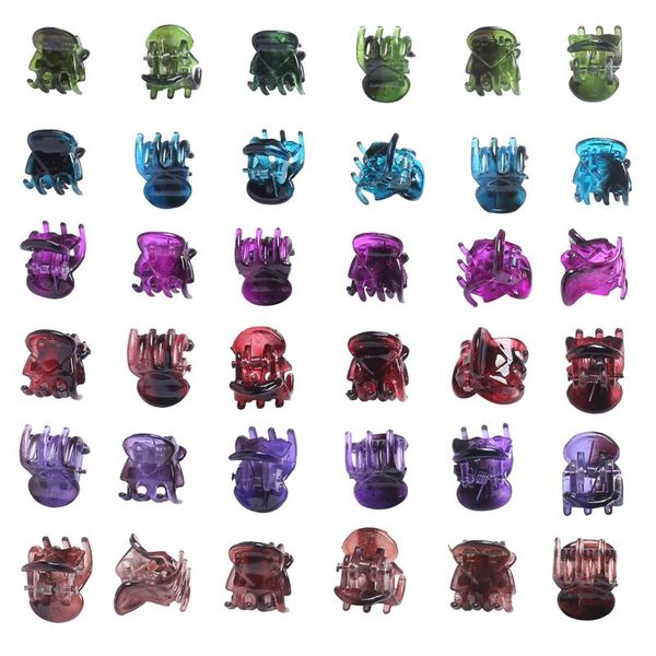 

12шт милая маленькая шпилька для волос для волос для волос для волос для волос для девочек, смешивание волос, Black;brown