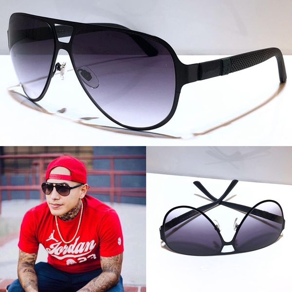 

2252 sunglasses for men fashion wrap pilot frame coating mirror lens carbon fiber legs and light sunglasses summer style 2252s, White;black